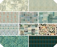 Tim Holtz Palette FQ Bundle - Teal